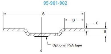 EMC 0095090102 A=7,214 B=0,762mm